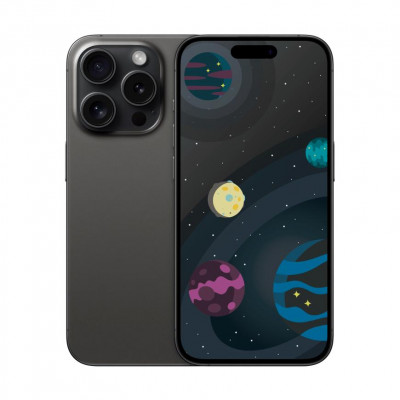 Смартфон (Б/У) Apple iPhone 15 Pro 128GB Black Titanium Смартфон (Б/У) Apple iPhone 15 Pro 128GB Black Titanium