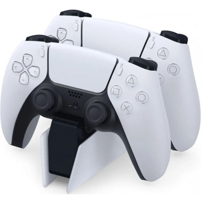Зарядная станция PlayStation на два геймпада DualSense для PS5 Зарядная станция PlayStation на два геймпада DualSense для PS5
