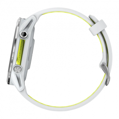 Спортивные часы Garmin Forerunner 970 Titanium with Whitestone Case and Whitestone Translucent Amp Yellow Band Спортивные часы Garmin Forerunner 970 Titanium with Whitestone Case and Whitestone Translucent Amp Yellow Band