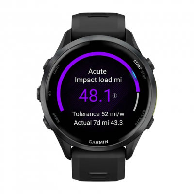 Спортивные часы Garmin Forerunner 970 Carbon Grey DLC Titanium with Black Case and Black Translucent Whitestone Band Спортивные часы Garmin Forerunner 970 Carbon Grey DLC Titanium with Black Case and Black Translucent Whitestone Band