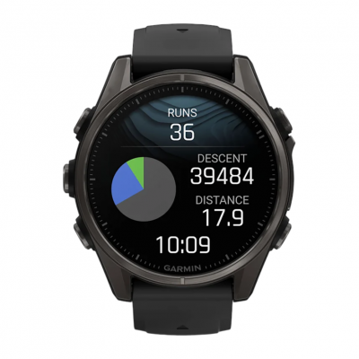 Спортивные часы Garmin Fenix 8 43mm AMOLED Sapphire Carbon Gray DLC Titanium With Black Pebble Gray Silicone Спортивные часы Garmin Fenix 8 43mm AMOLED Sapphire Carbon Gray DLC Titanium With Black Pebble Gray Silicone