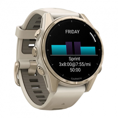 Спортивные часы Garmin Fenix 8 43mm AMOLED Soft Gold with fog gray dark Спортивные часы Garmin Fenix 8 43mm AMOLED Soft Gold with fog gray dark