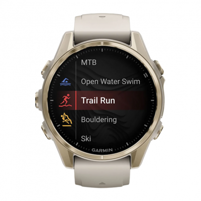 Спортивные часы Garmin Fenix 8 43mm AMOLED Soft Gold with fog gray dark Спортивные часы Garmin Fenix 8 43mm AMOLED Soft Gold with fog gray dark