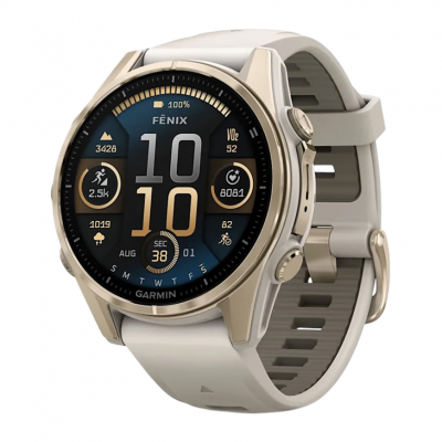 Спортивные часы Garmin Fenix 8 43mm AMOLED Soft Gold with fog gray dark Спортивные часы Garmin Fenix 8 43mm AMOLED Soft Gold with fog gray dark