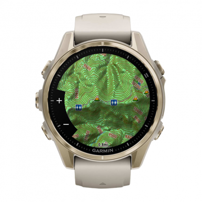 Спортивные часы Garmin Fenix 8 43mm AMOLED Soft Gold with fog gray dark Спортивные часы Garmin Fenix 8 43mm AMOLED Soft Gold with fog gray dark