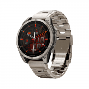 Спортивные часы Garmin Fenix 8 51mm AMOLED Sapphire bare titanium graphite with a titanium band plus a graphite silicone band