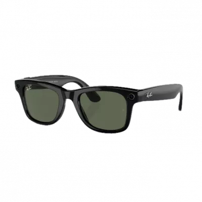 Умные очки RW4012 RayBan Wayfarer M (2-е поколение) Shiny black/Green Умные очки RW4012 RayBan Wayfarer M (2-е поколение) Shiny black/Green