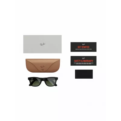 Умные очки RW4012 RayBan Wayfarer M (2-е поколение) Shiny black/Green Умные очки RW4012 RayBan Wayfarer M (2-е поколение) Shiny black/Green