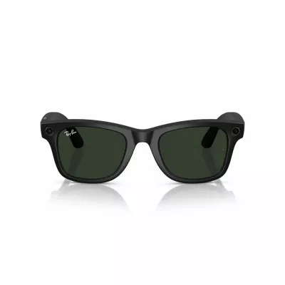 Умные очки RW4008 RayBan Meta Wayfarer L, матовая черная оправа/фотохромные линзы зеленый графит Умные очки RW4008 RayBan Meta Wayfarer L, матовая черная оправа/фотохромные линзы зеленый графит