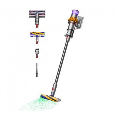 Беспроводной вертикальный пылесос Dyson V15 Detect Absolute SV47 Yellow Nickel Беспроводной вертикальный пылесос Dyson V15 Detect Absolute SV47 Yellow Nickel