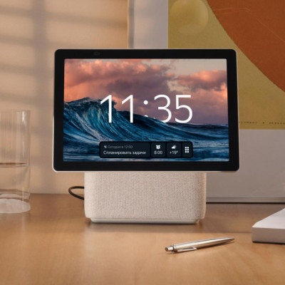 Умная колонка Яндекс Станция Дуо Макс Zigbee Beige Умная колонка Яндекс Станция Дуо Макс Zigbee Beige